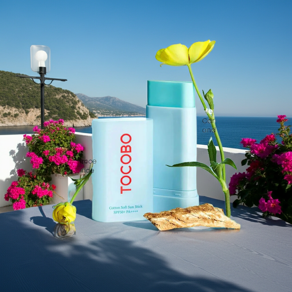 TOCOBO Cotton Soft Sunscreen Stick – Lightweight SPF 50+ UV Protection