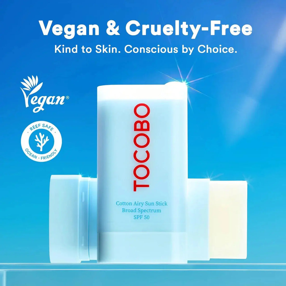 TOCOBO Cotton Soft Sunscreen Stick – Lightweight SPF 50+ UV Protection HNAMARTT